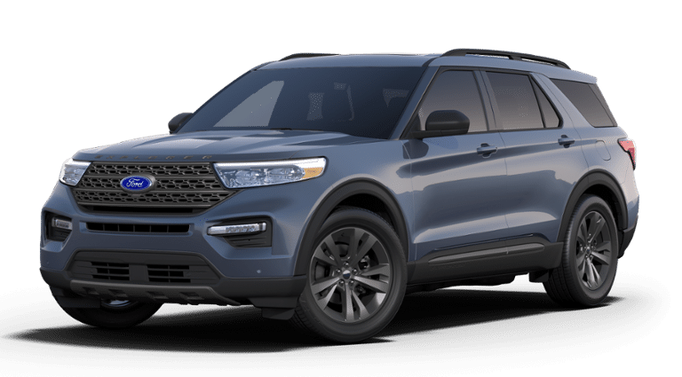 2021 Ford Explorer XLT Infinite Blue, 2.3L EcoBoost I-4 Engine with ...